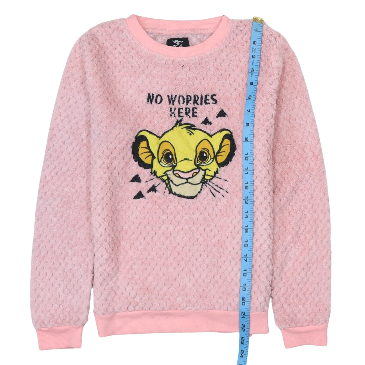 Disney Women's Pink Fleece The Lion King Pyjama Top XS