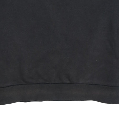 adidas Men's Black Small Pullover Crew Neck Sweatshirt