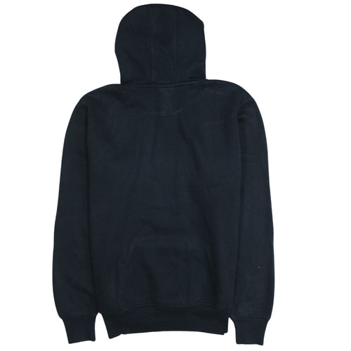 Fila Men's Black Pullover Hoodie S Logo Graphic Cotton Blend