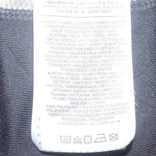 Nike Men's Black Dri-FIT Track Pants L Tapered Leg Sportswear