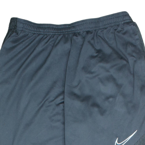Nike Men's Black Dri-FIT Track Pants L Tapered Leg Sportswear