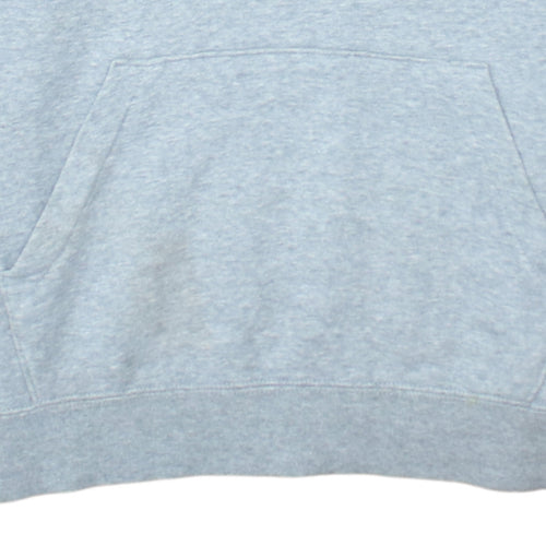 Nike Men's Grey Pullover Hoodie Small Fleece Logo Sportswear