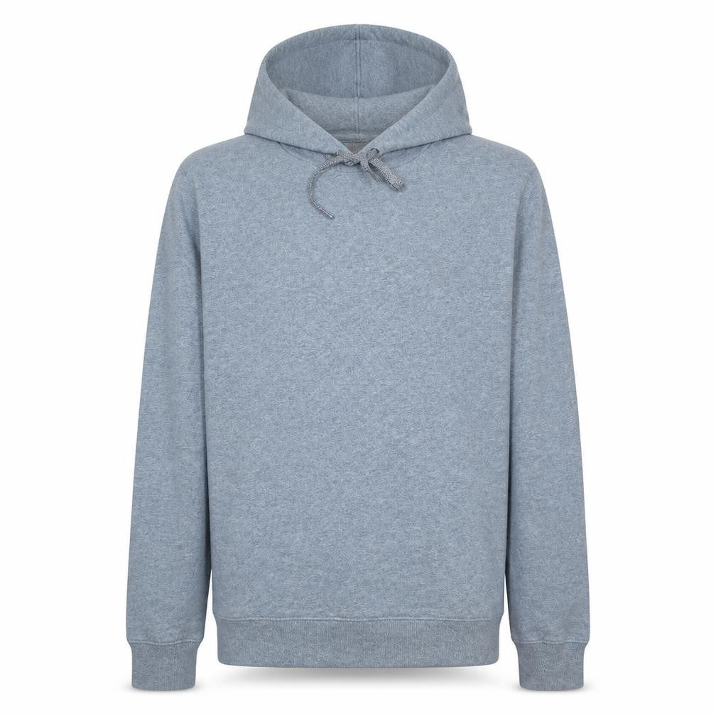 Front view of Calvin Klein Jeans Men's Grey XL Pullover Hoodie
