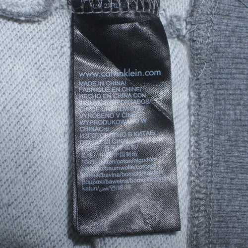 Calvin Klein Jeans Men's Grey XL Pullover Hoodie