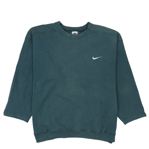 Nike Women’s Green Crew Neck Pullover Sweatshirt Size L