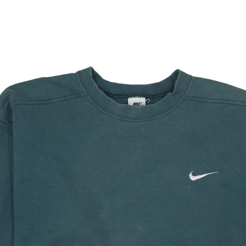 Nike Women’s Green Crew Neck Pullover Sweatshirt Size L