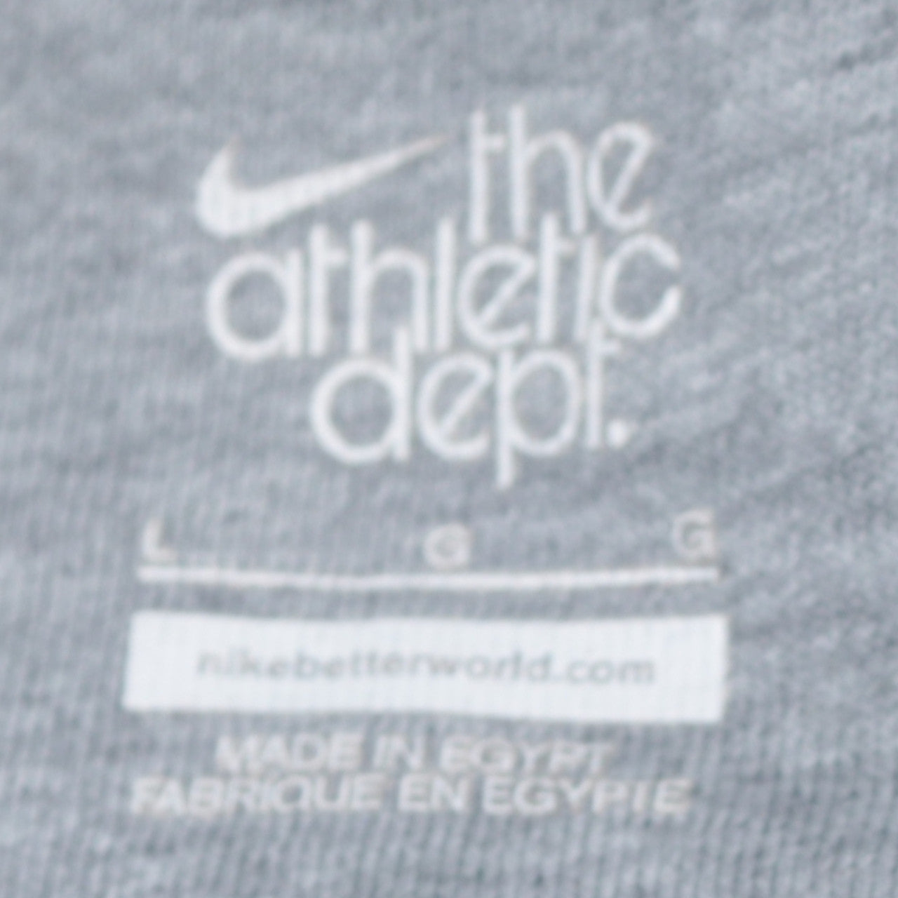 Nike Men's Grey Pullover Hoodie Size L Athletic Fleece Sweatshirt