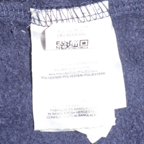 FILA Mens Blue Logo Crew Neck Sweatshirt L Regular Fit