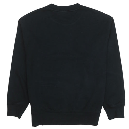 Levi's Men's Black Logo Crew Neck Sweatshirt M