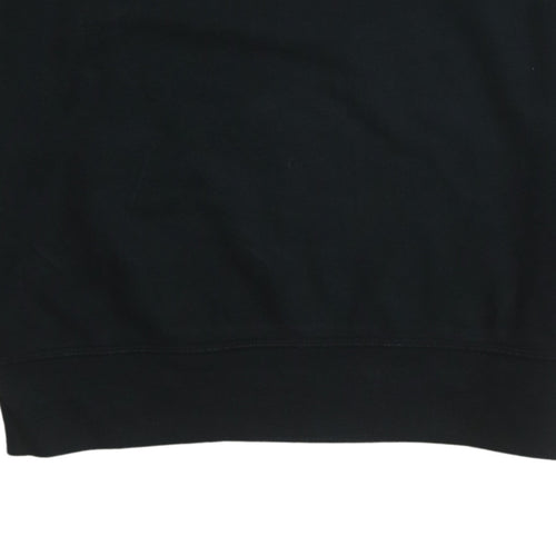 Levi's Men's Black Logo Crew Neck Sweatshirt M