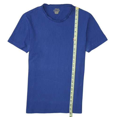 Ralph Lauren Men's Blue Custom Slim Fit Cotton T-Shirt Size S