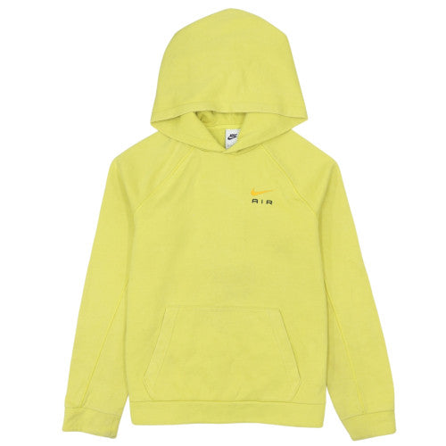 Nike Boys Yellow Pullover Hoodie XL Fleece Logo Air Sportswear