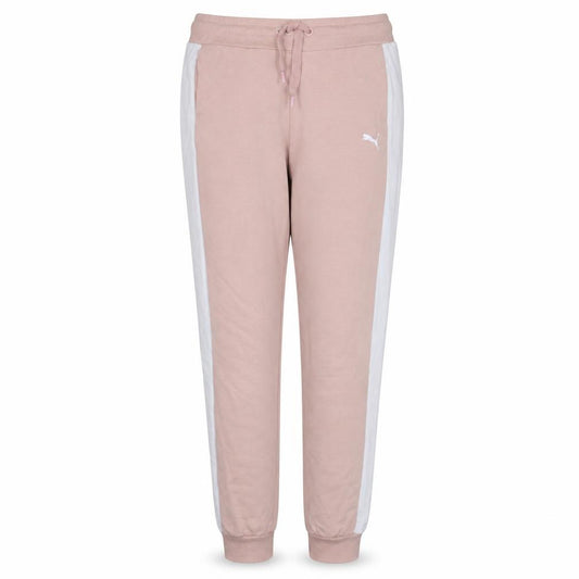 Puma Womens Pink Jogger Sweatpants UK 12 Side Stripe Comfort Fit