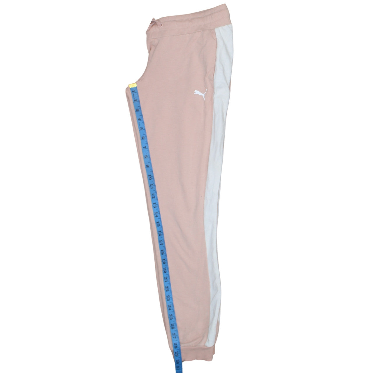 Puma Womens Pink Jogger Sweatpants UK 12 Side Stripe Comfort Fit