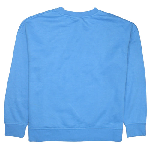 Disney Women Blue Stitch Aloha Pullover Sweatshirt Size 12/14