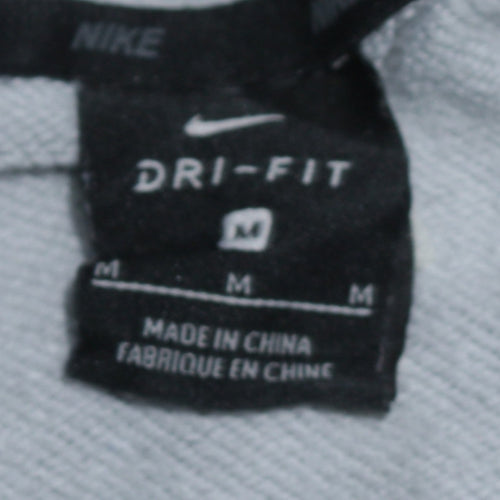 Nike Men's Grey Dri-FIT Pullover Hoodie Size M Sportswear