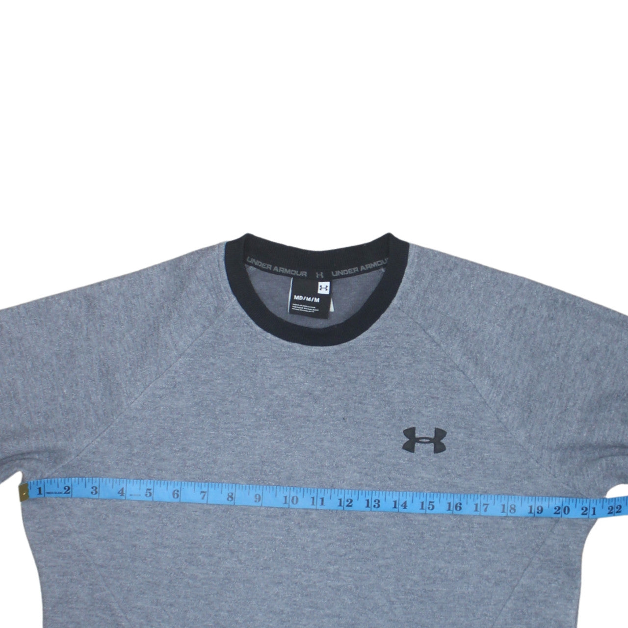 Under Armour Mens Grey Crew Neck Sweatshirt Size M Regular Fit