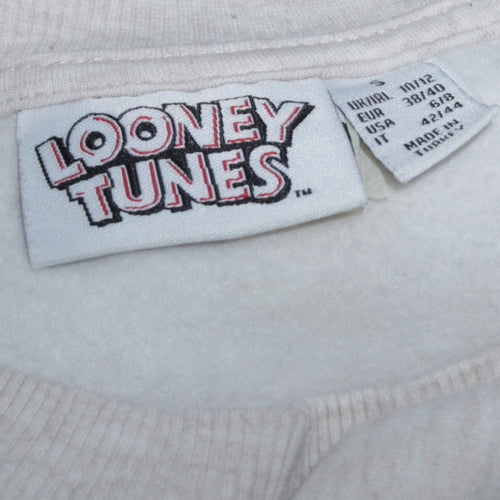 Primark Looney Tunes Tweety Beige Women's Small Pullover Sweatshirt