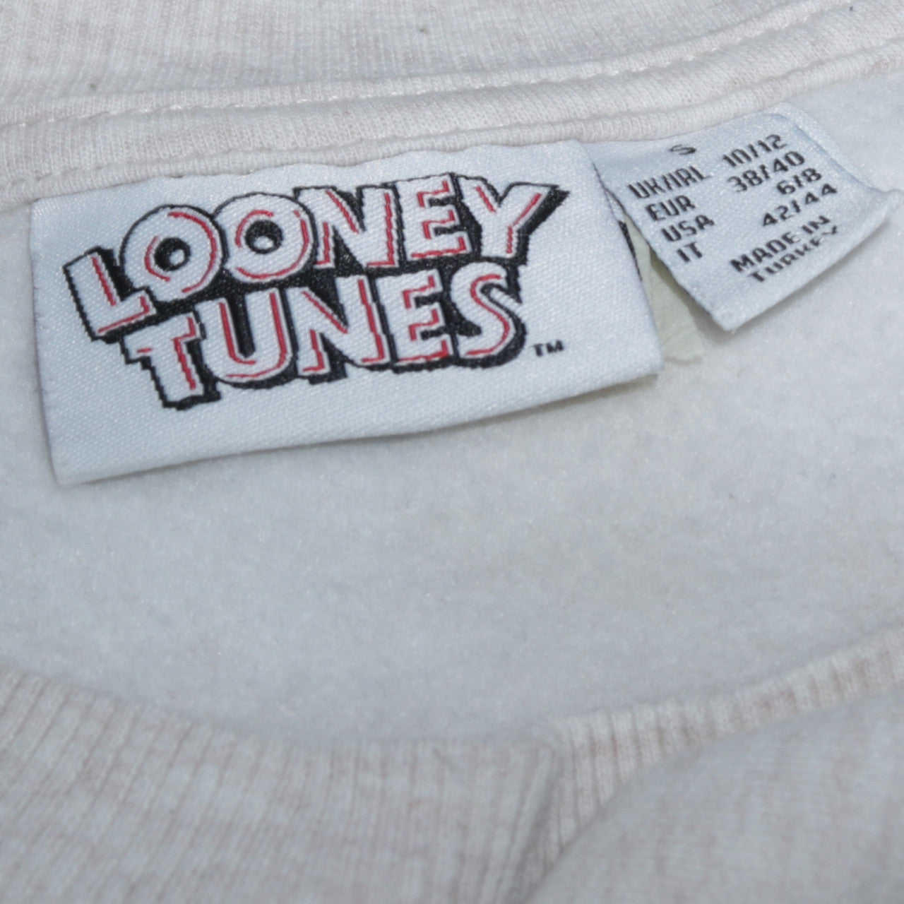 Primark Looney Tunes Tweety Beige Women's Small Pullover Sweatshirt