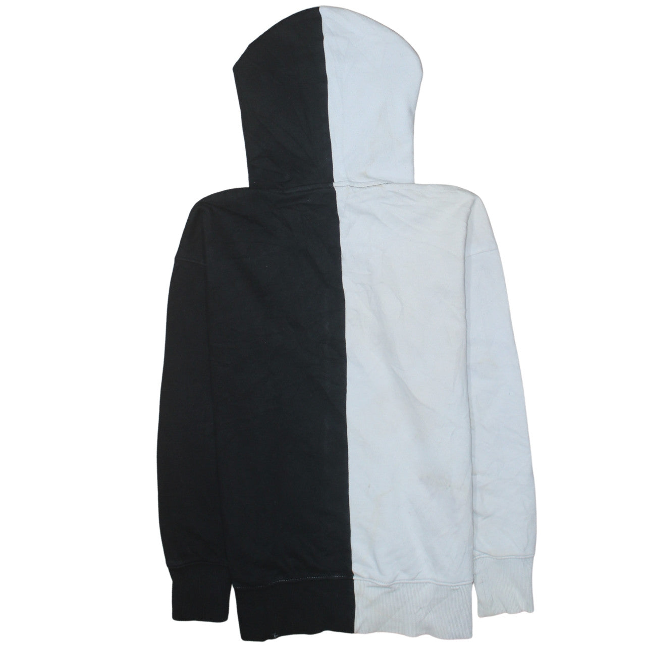 Champion Men’s Black & White Pullover Hoodie Small Logo Fleece