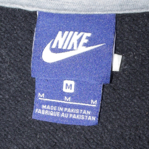 Nike Men's Black Full Zip Hoodie Size M Fleece Sweatshirt