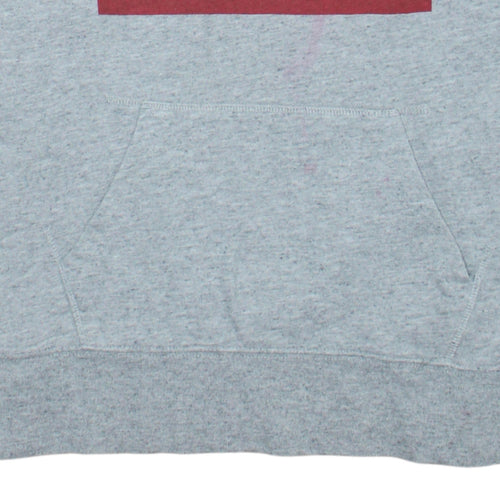 Levi's Men's Grey XS Pullover Hoodie with Logo Print