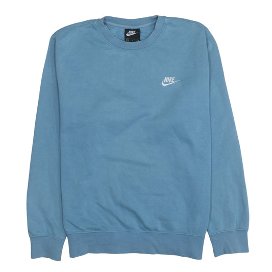 Nike Men's Blue Crew Neck Pullover Sweatshirt Size S