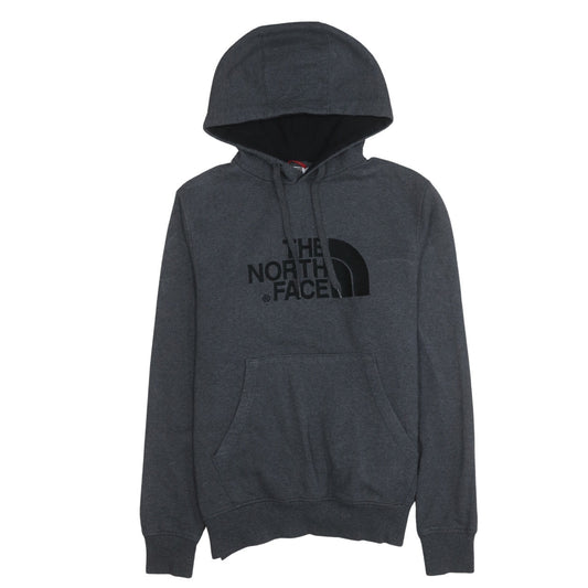 The North Face Mens Grey Pullover Hoodie S Regular Fit Outdoor Fleece