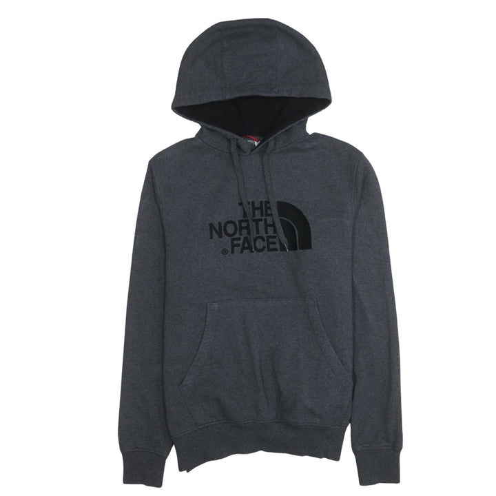 The North Face Mens Grey Pullover Hoodie S Regular Fit Outdoor Fleece