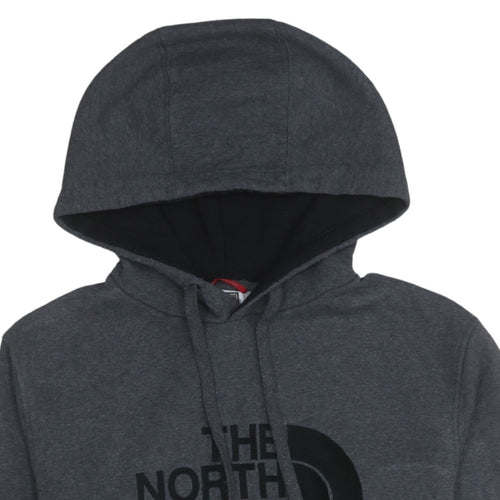 The North Face Mens Grey Pullover Hoodie S Regular Fit Outdoor Fleece