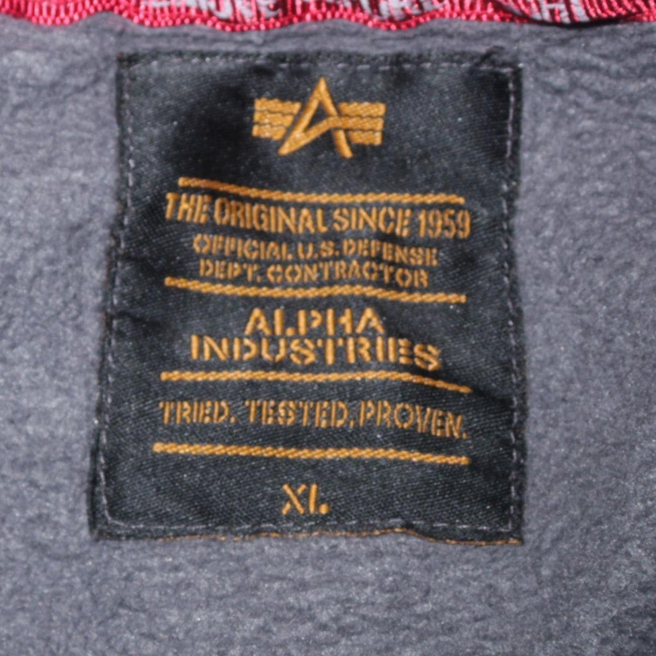 Alpha Industries Men's Blue XL Pullover Crew Neck Sweatshirt