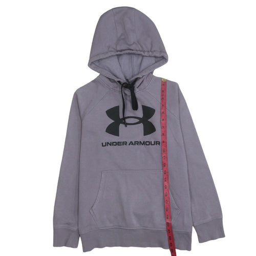 Under Armour Men’s Grey Pullover Hoodie Small Relaxed Fit Sportswear