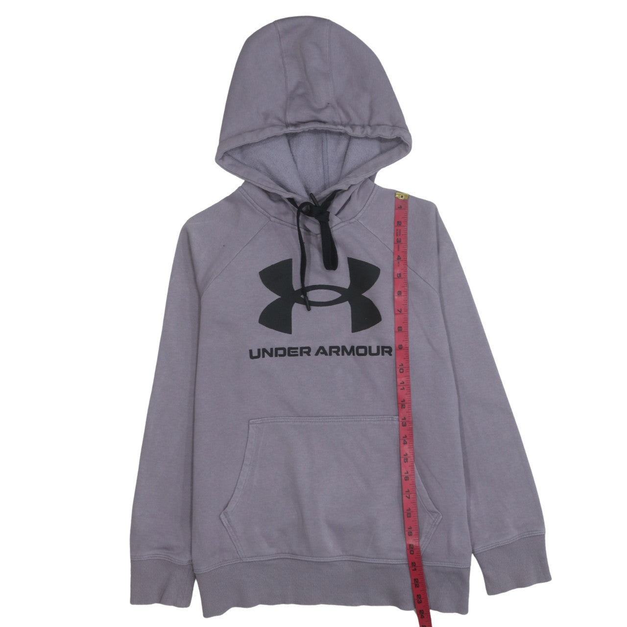 Under Armour Men’s Grey Pullover Hoodie Small Relaxed Fit Sportswear