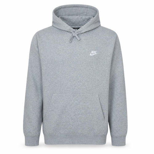 Nike Men's Grey Pullover Hoodie Size M Regular Fit Sports Fleece