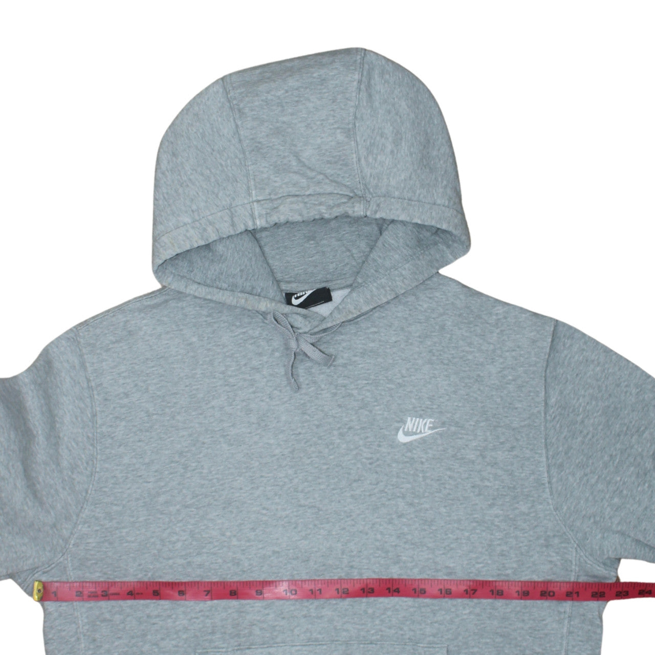 Nike Men's Grey Pullover Hoodie Size M Regular Fit Sports Fleece