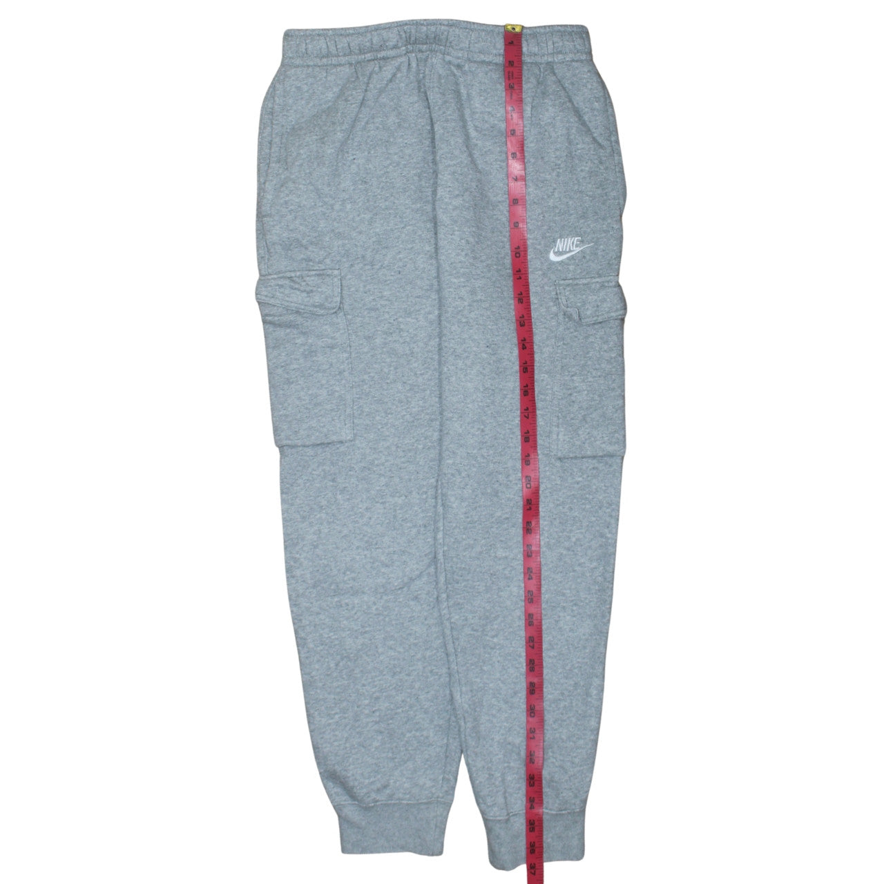 Nike Men's Grey Jogger Fleece Cargo Sweatpants Size S