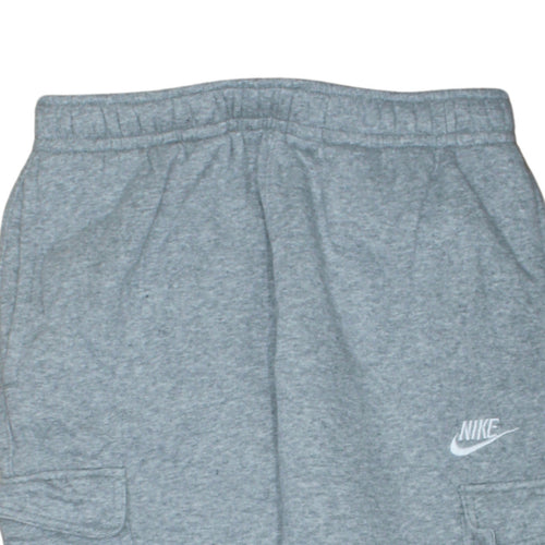 Nike Men's Grey Jogger Fleece Cargo Sweatpants Size S