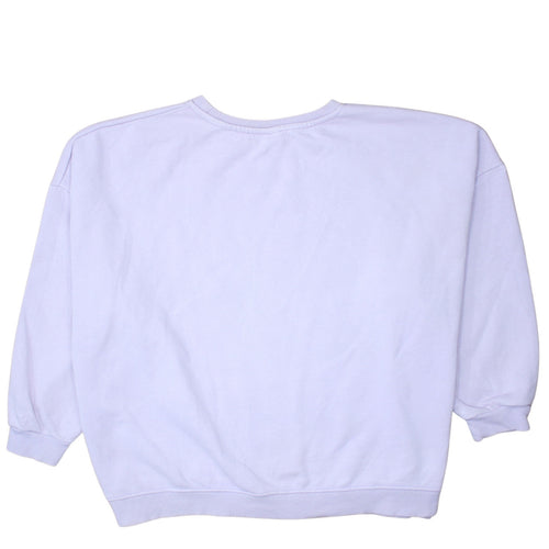 Powerpuff Girls Women Lilac Graphic Pullover Sweatshirt XL