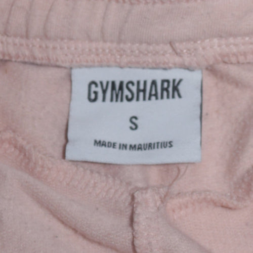 Gymshark Womens Beige Jogger Sweatpants Small Cotton Blend