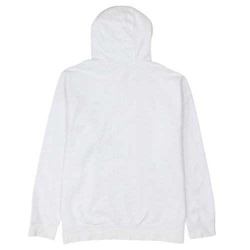Nike Men's White XL Pullover Hoodie with Logo Pocket