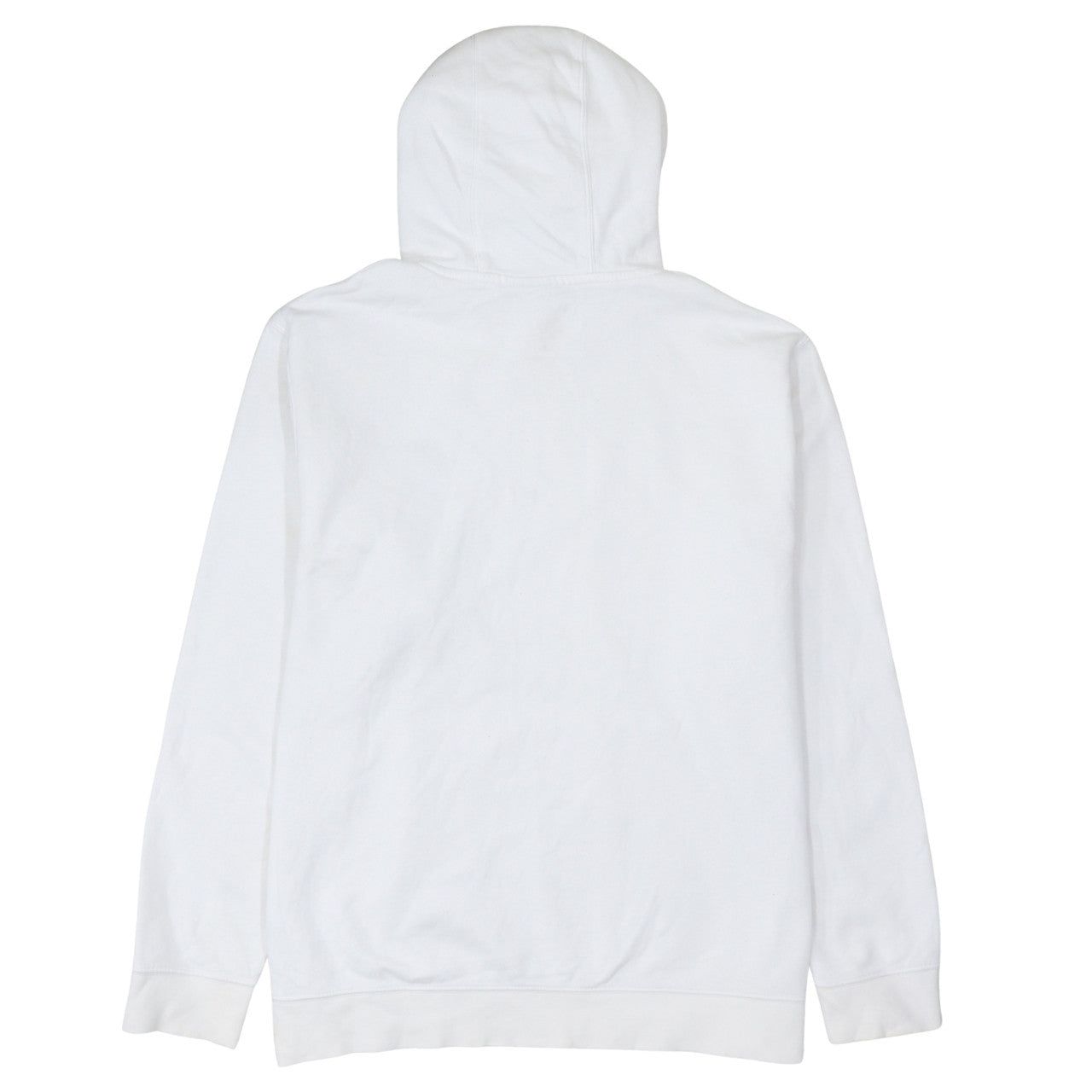 Nike Men's White XL Pullover Hoodie with Logo Pocket