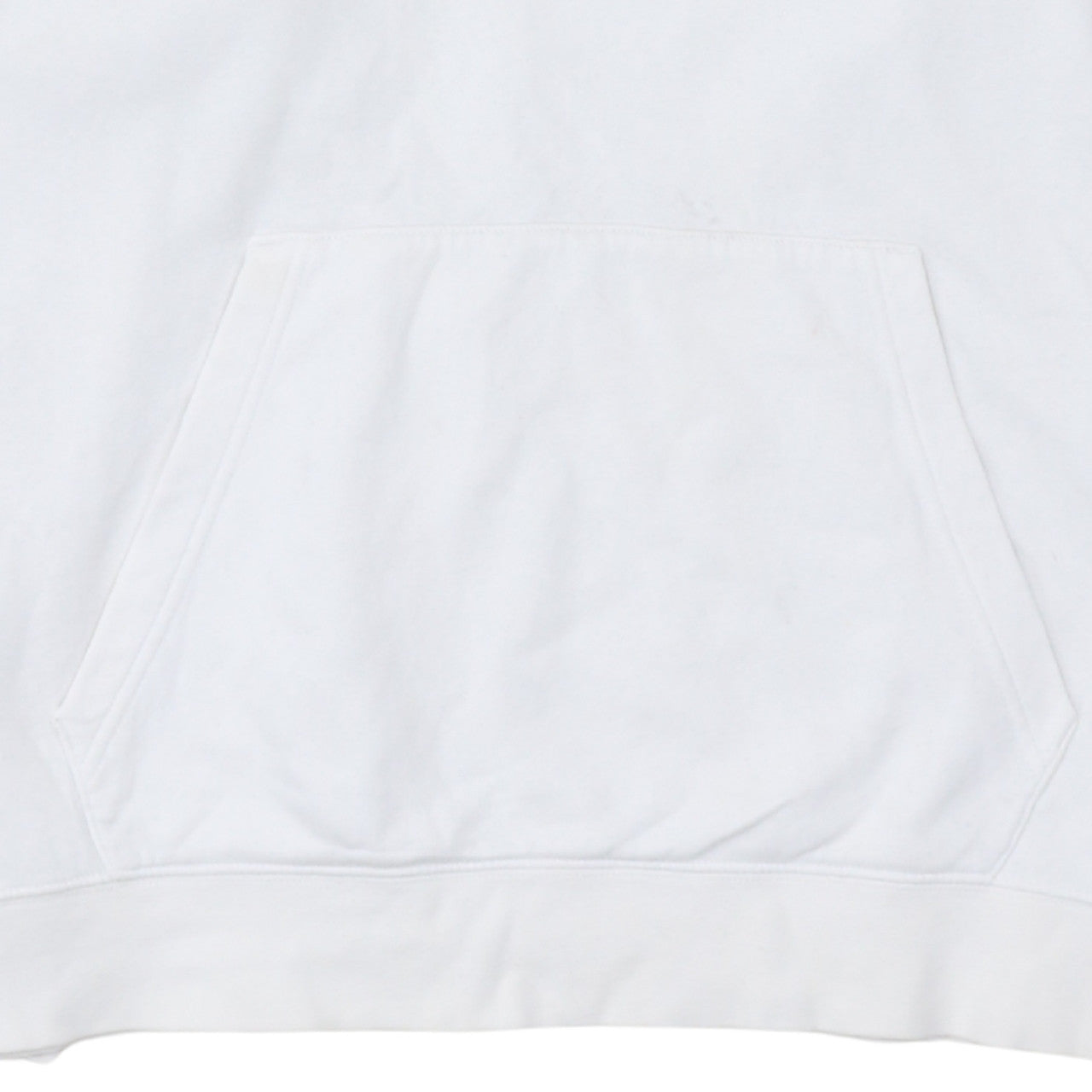 Nike Men's White XL Pullover Hoodie with Logo Pocket