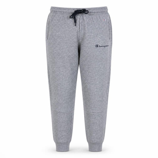 Front view of Champion men’s grey xl jogger sweatpants fleece tapered activewear