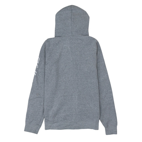 Hollister Men's Grey Full Zip Hoodie M Classic Logo Fleece