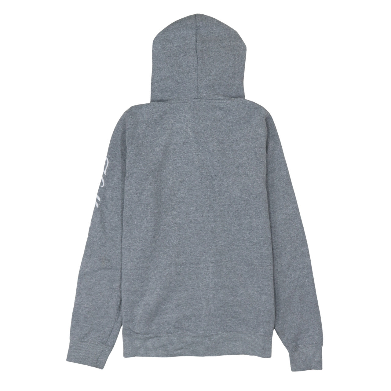 Hollister Men's Grey Full Zip Hoodie M Classic Logo Fleece