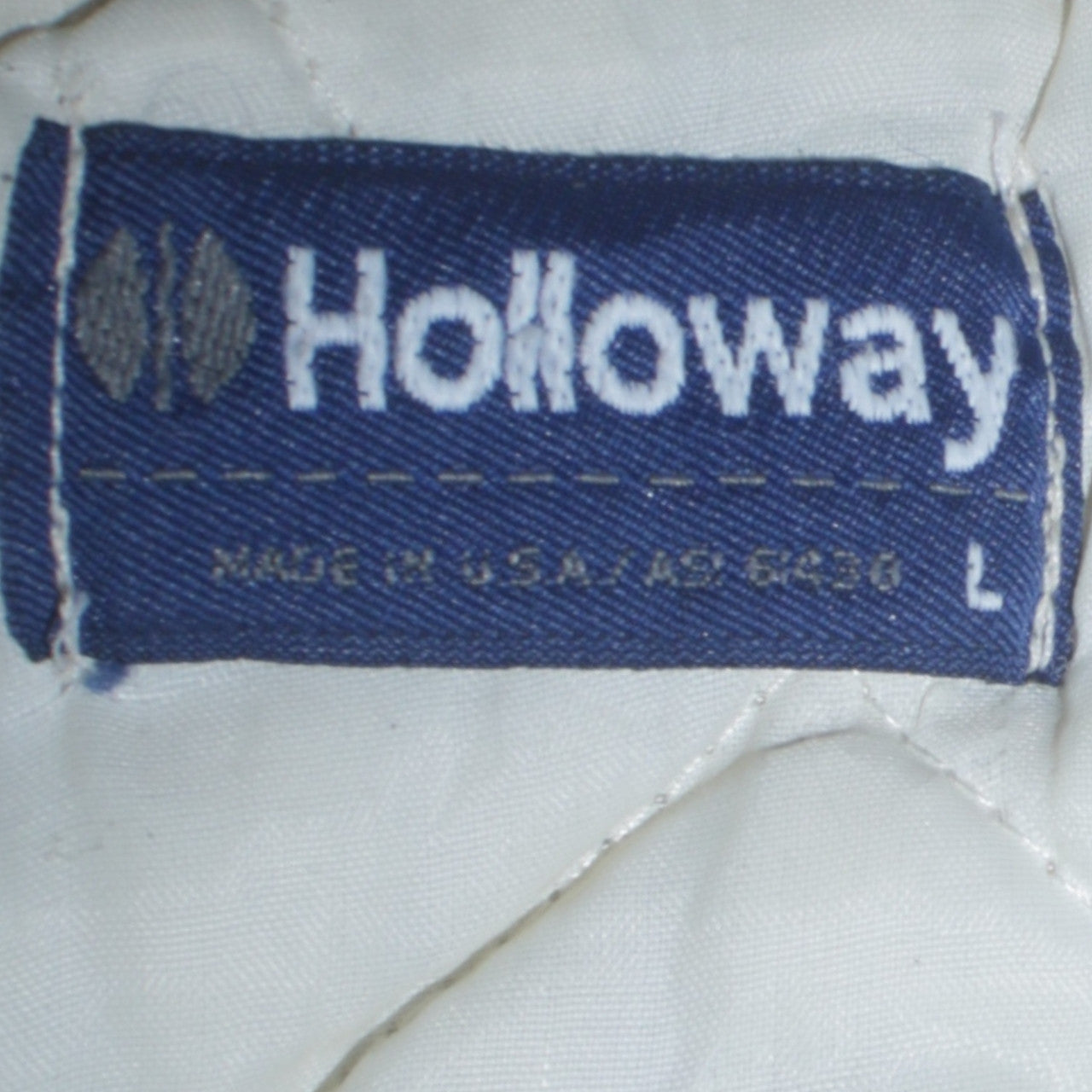 Holloway Men’s Blue Varsity Jacket L Dunlop Pontiac Embroidered Retro