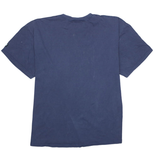 Puma Mens Blue XL Cleveland Indians Sports Graphic Retro T-Shirt