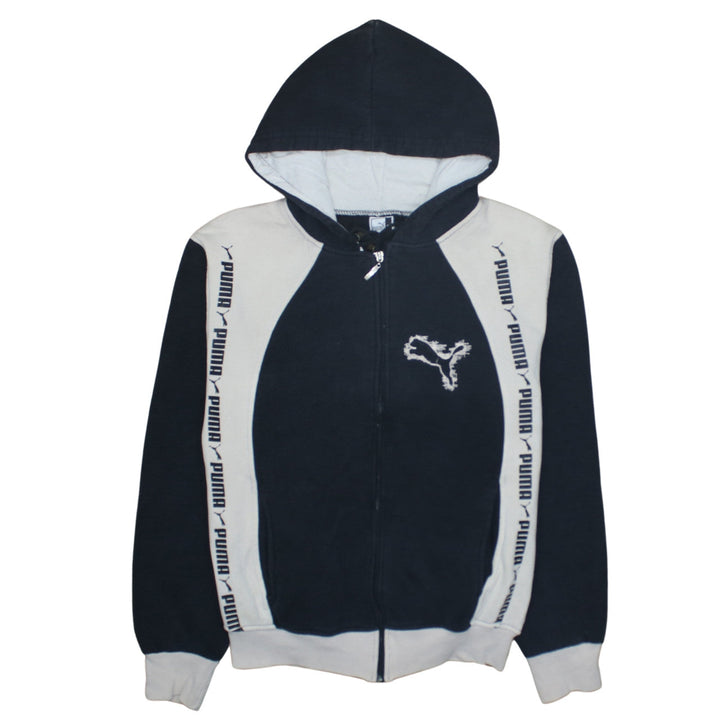 Puma Men’s Black XL Full Zip Hoodie with Logo Sportswear