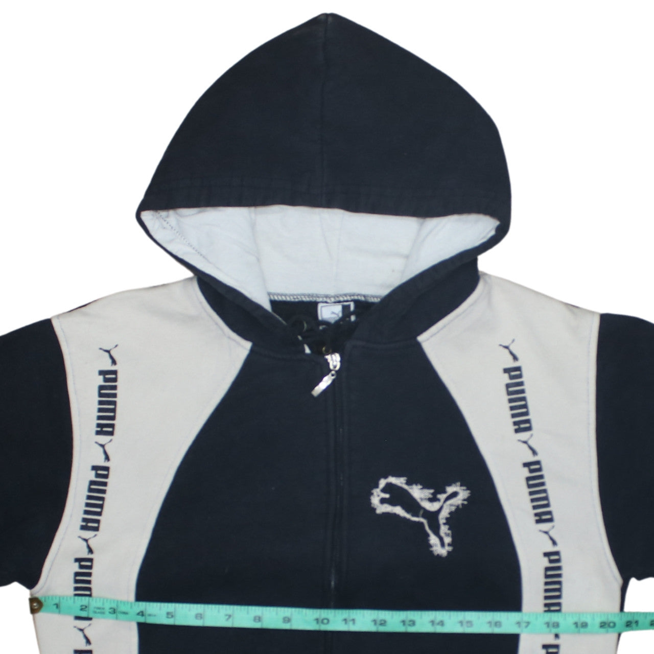 Puma Men’s Black XL Full Zip Hoodie with Logo Sportswear