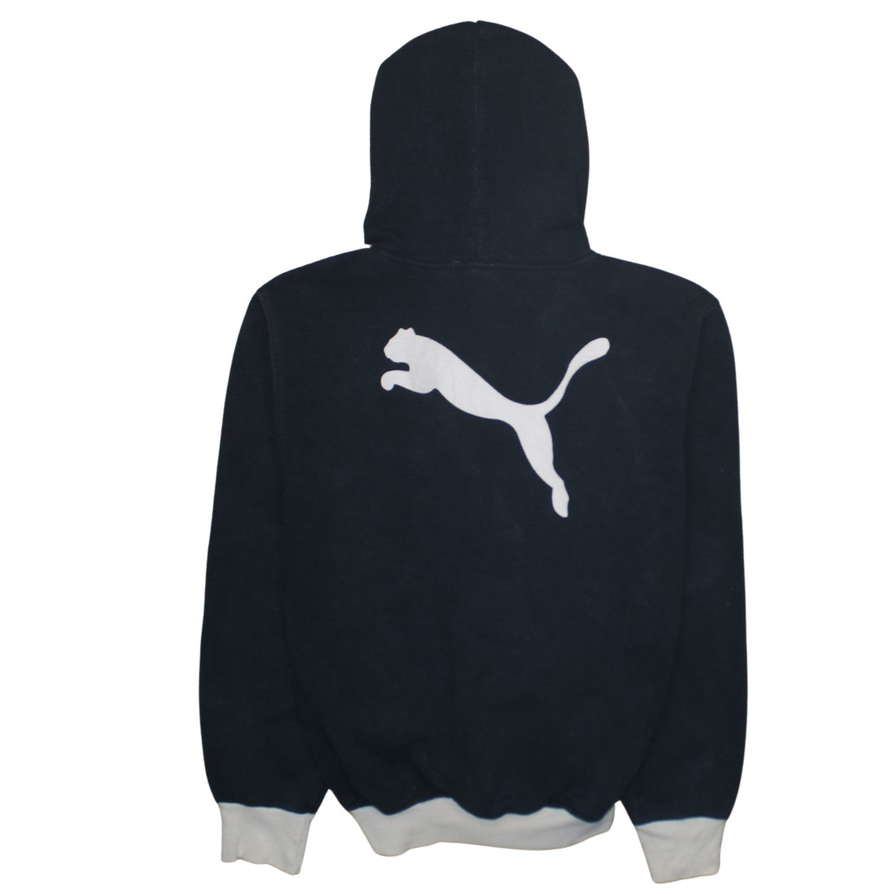 Puma Men’s Black XL Full Zip Hoodie with Logo Sportswear